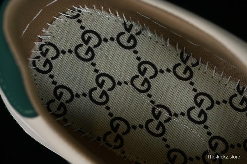 Gucci Chunky B Screener GG Casual Sneakers in Beige and Ebony GG Canvas with Leather Trim - 9Y9209666