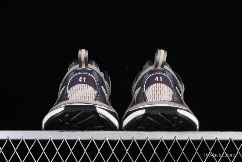 Balenciaga Phantom Sneaker 10th Generation Lace-Up Running Shoes with Transparent Heel Strap - W3XL51269