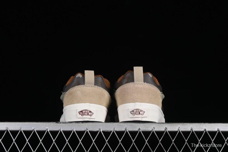 Vans Classics Knu Skool Desert Gray Green Chunky Tongue Bread Shoes - VN0007QC0WD