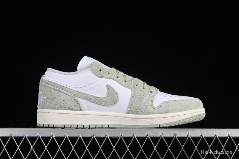 Nike Air Jordan 1 Low AJ1 Apple White Green Low-Top Lifestyle Basketball Shoes - FN5214-131