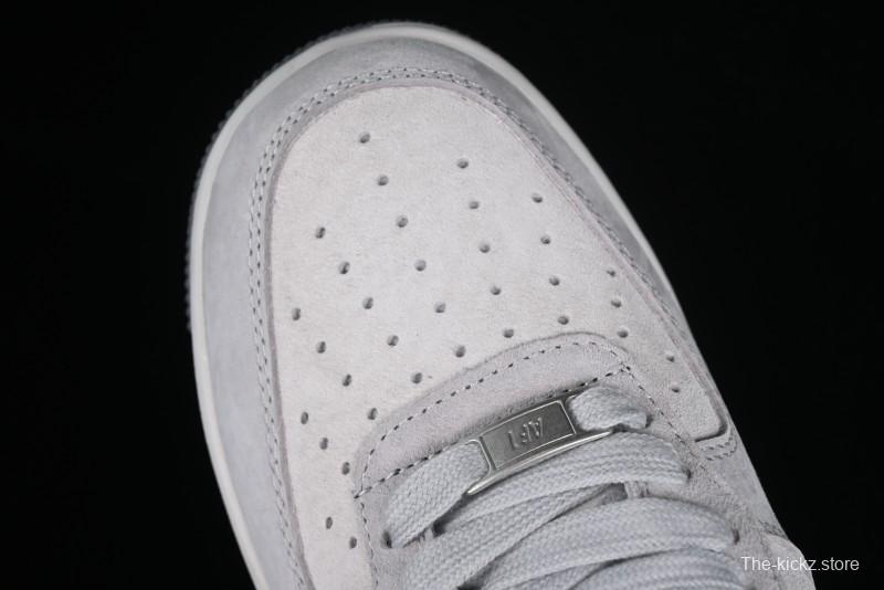 Nike Air Force 1 '07 Low The North Face CDG Collaboration - Light Grey Pigskin Low-Top Casual Sneakers - HD1968-016