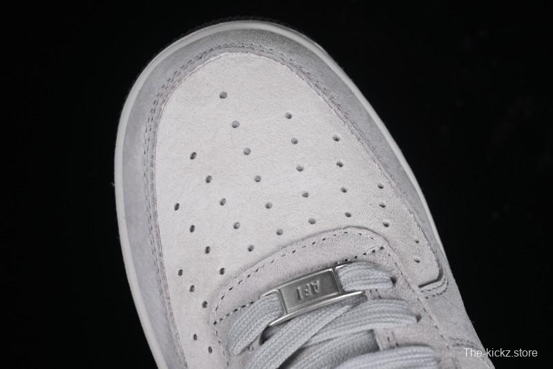 Nike Air Force 1'07 Low The North Face CDG Collaboration - Beige Grey Pigskin Low-Top Casual Sneakers - HD1968-015