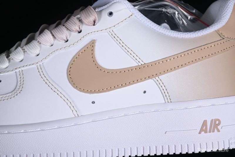 Nike Air Force 1 '07 Low Custom Official Hot-Sale Anime Theme Gradient Yellow Swoosh Casual Sneakers - FN0366-104