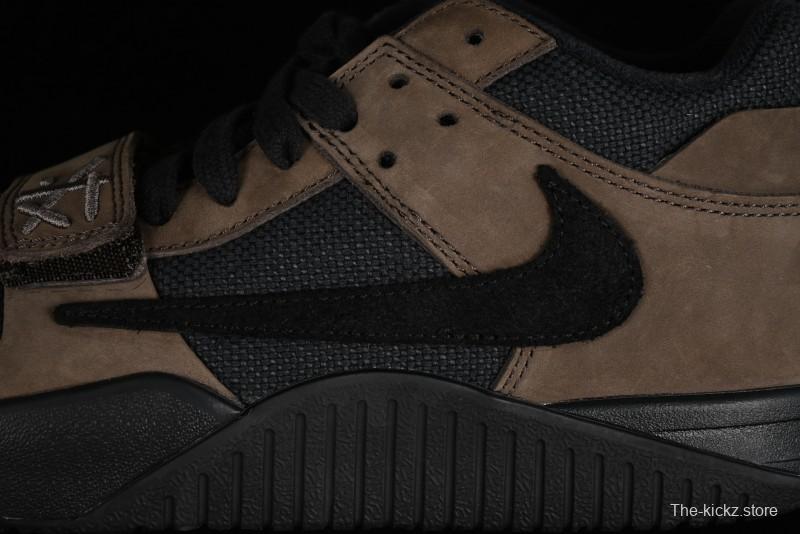 Nike Travis Scott x Jordan Cut The Check AJ1 Basketball Shoes with Velcro Design - FZ8117-204