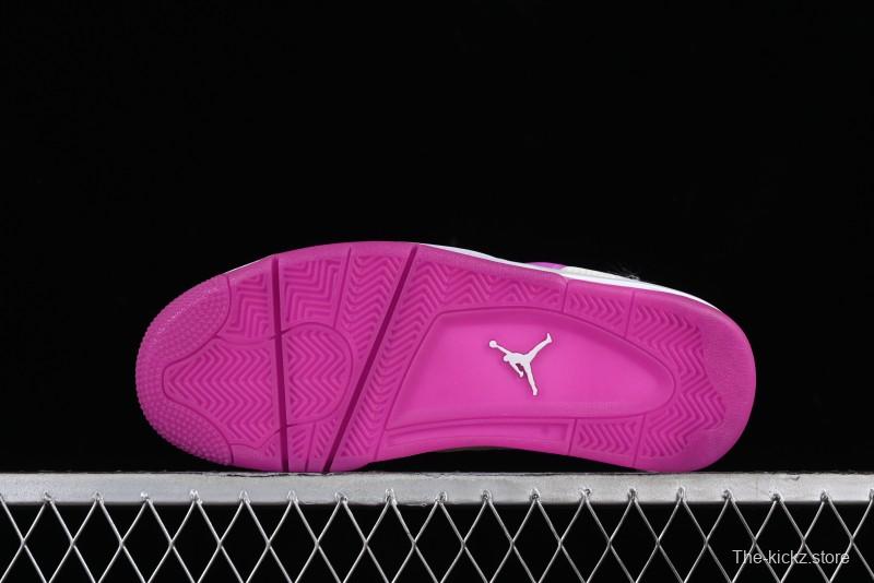 Nike Air Jordan 4 Retro Sneakers with Hyper Violet Accents - FQ1314-151