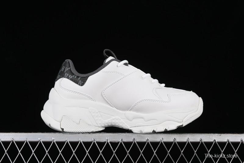 New York Yankees MLB Bigball Chunky Denim Monogram Platform Sandals - 3ASHBDM4N50BKS