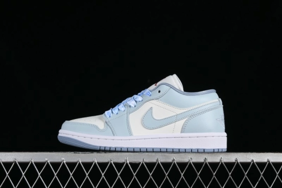 Nike Air Jordan 1 Low AJ1 White Magnolia Casual Sneakers - DC0774-164