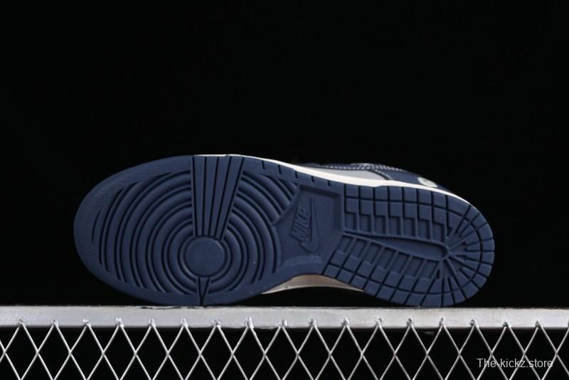 Nike SB Dunk Low BAPE Collaboration - Light Blue Grey Anniversary High-End Custom Low-Top Casual Skate Shoes - BB8969-001