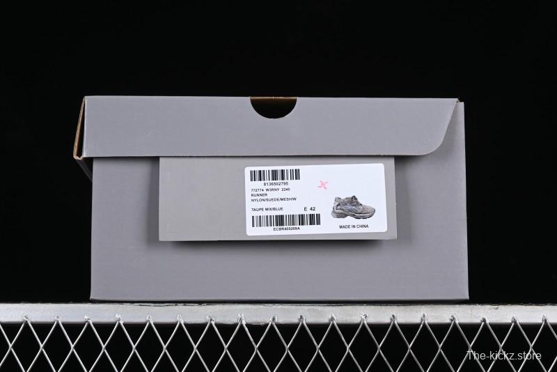 Balenciaga Runner Kith Four Color Retro Casual Sneakers - W3RNY2240