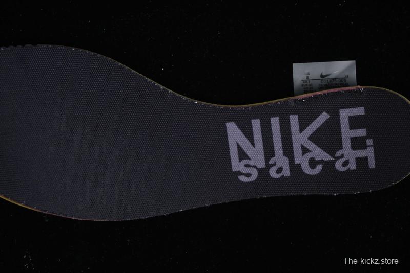 Nike Sacai VaporWaffle 3.0 Retro Running Shoes with Five-Layer Sole - DD1875-003