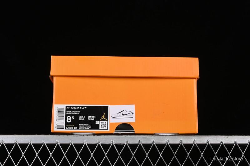 Nike Air Jordan 1 Low LV Collaboration - Printed Knight High-End Custom Low-Top Culture Basketball Shoes SJ9950-005