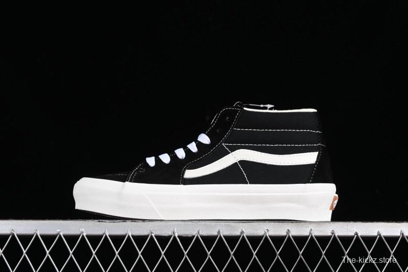 Vans SK8-Hi VR3 Eco-Friendly Black & White Mid-Top Classic Casual Canvas Shoes - VN0A4UWIVNE