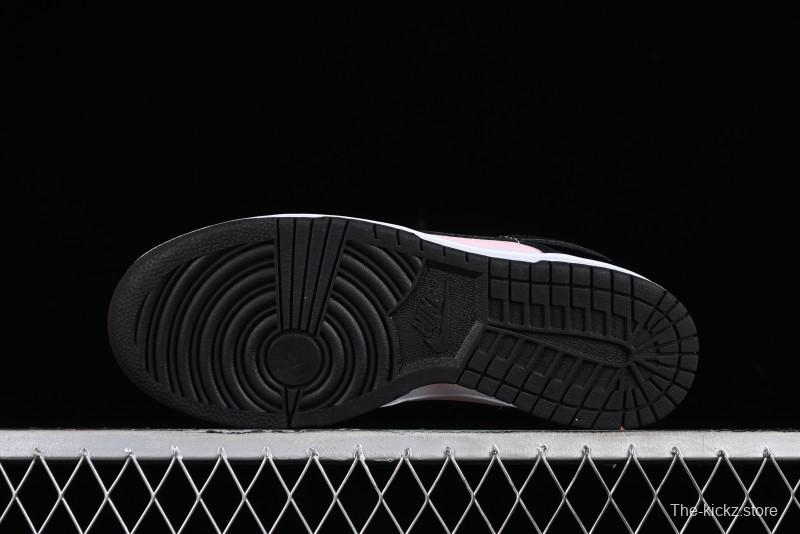 Nike Dunk Low SB Pink Black Casual Skate Shoes - DJ9955-600