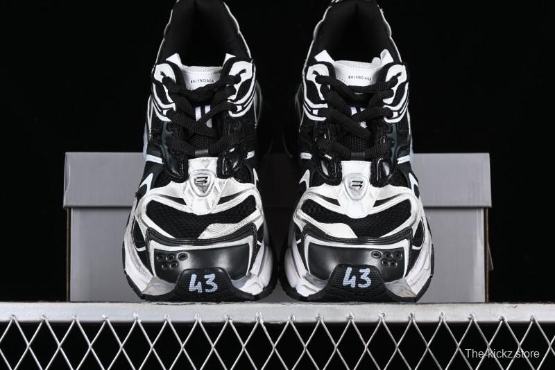 Balenciaga Runner Kith Four Color Retro Casual Sneakers - W3RXP0213