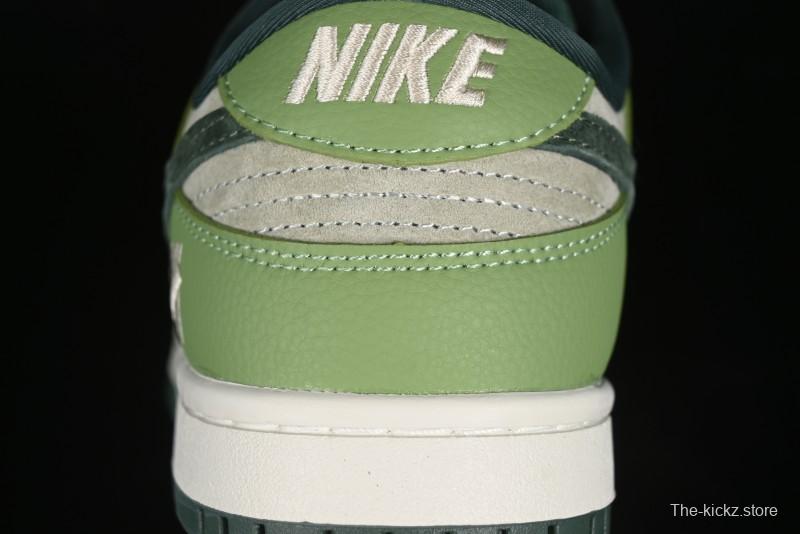 Nike SB Dunk Low UN Collaboration - Flying Spring Green Anniversary High-End Custom Low-Top Casual Skate Shoes - JH8310-959
