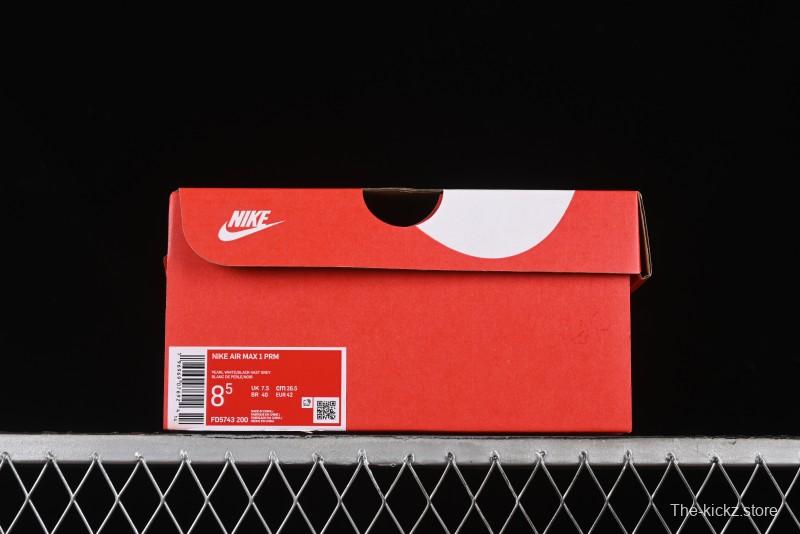 Nike Air Max 1 Retro Running Shoes with Half-Sole Air Cushion - FD5743-200