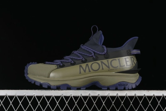 Moncler Trailgrip GTX Hiking Shoes with Cordura Nylon Gore-Tex Waterproof and Vibram Outsole - M00240M3457