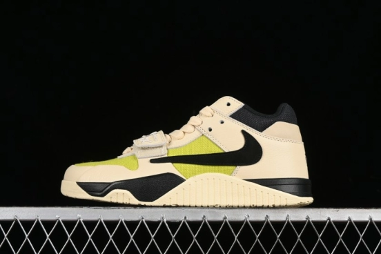 Nike Travis Scott x Jordan Cut The Check AJ1 Hook and Loop Fashion Basketball Shoes - FZ8117-102