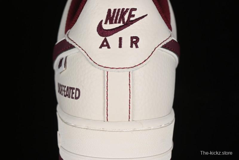 Nike Undefeated Air Force 1'07 Low Casual Sneakers with Custom Leather and Reflective Details - UT2023-206