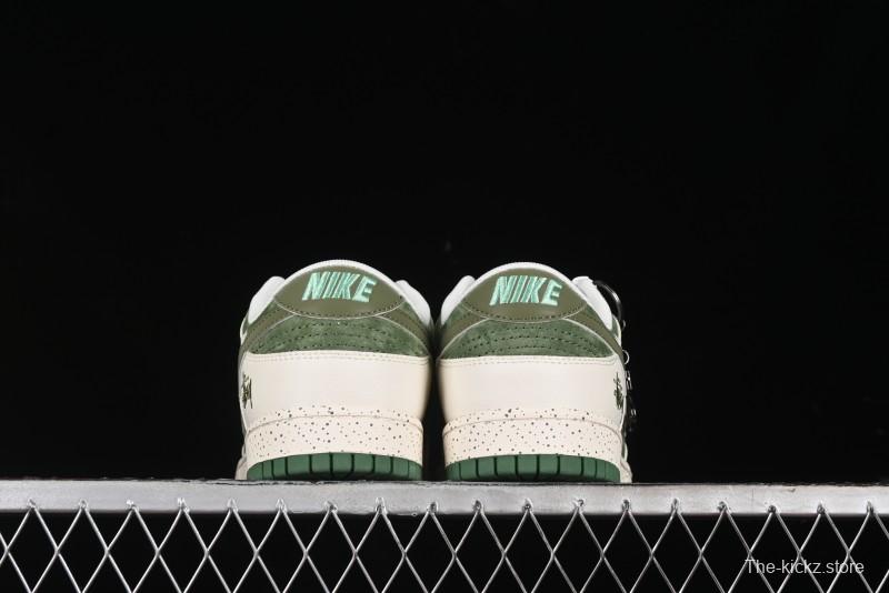 Nike SB Dunk Low Stussy Anniversary Custom Premium Low-Top Casual Sneakers - DQ1098-396