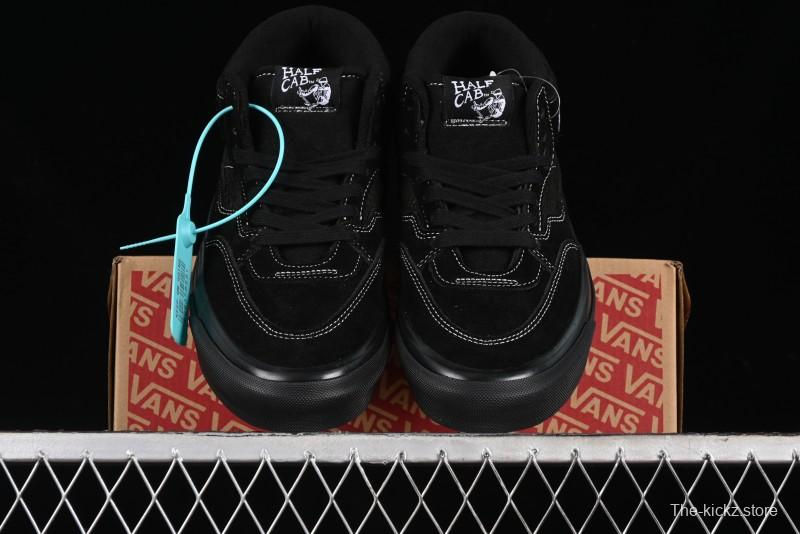 Vans Half Cab 33 DX Black Knight Anaheim Classic Retro Skate Shoes - VN0A5KX6BKA