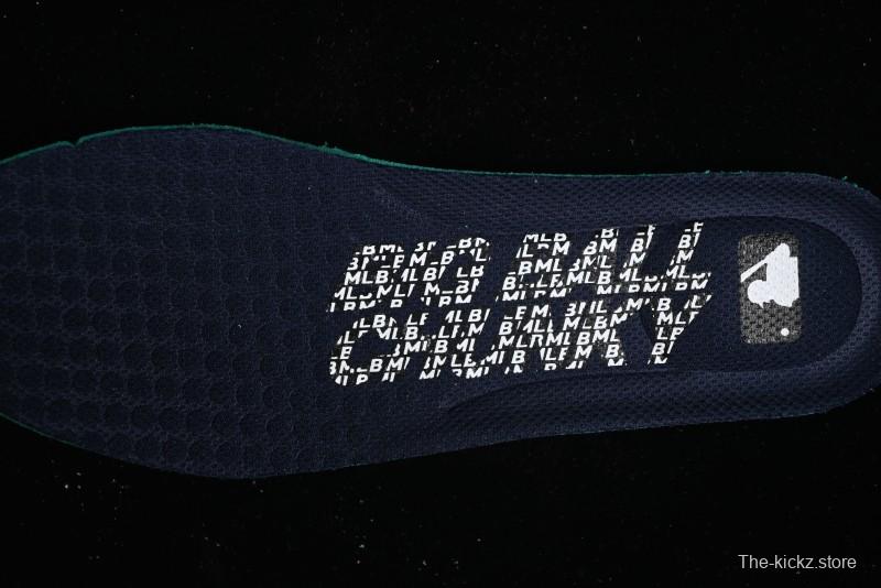 New York Yankees MLB Bigball Chunky Denim Monogram Platform Sneakers - 3ASHBDM4N43NYS