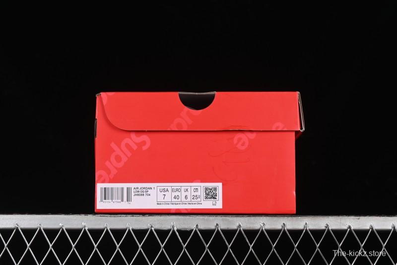 Nike Travis Scott x Fragment Design x Air Jordan 1 Low OG SP AJ1 Supreme Collaboration - JH6088-704