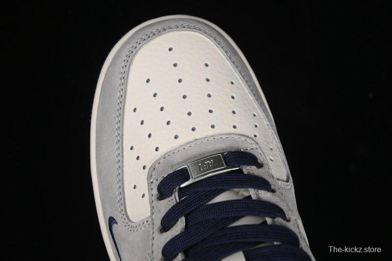 Nike Air Force 1 '07 Low Violent Bear Collaboration - Grey Blue Print Low-Top Casual Sneakers - SJ9188-001