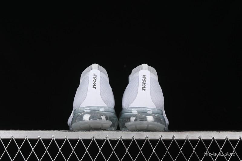 Nike Vapormax Flyknit Breathable Casual Running Shoes with Full-Length Air Cushion - 849558-100