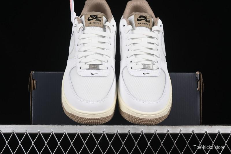 Nike Air Force 1 '07 Low Casual Sneakers with Full-Length Air Cushion - FZ5225-100