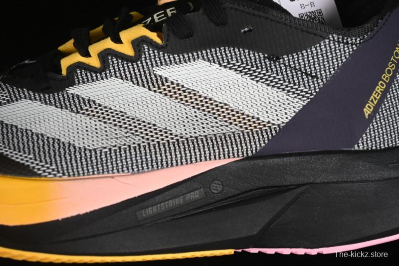 Adidas Adizero Boston 12 M Running Shoes with Lightstrike Pro and ENERGYROD for Enhanced Performance - IF9212