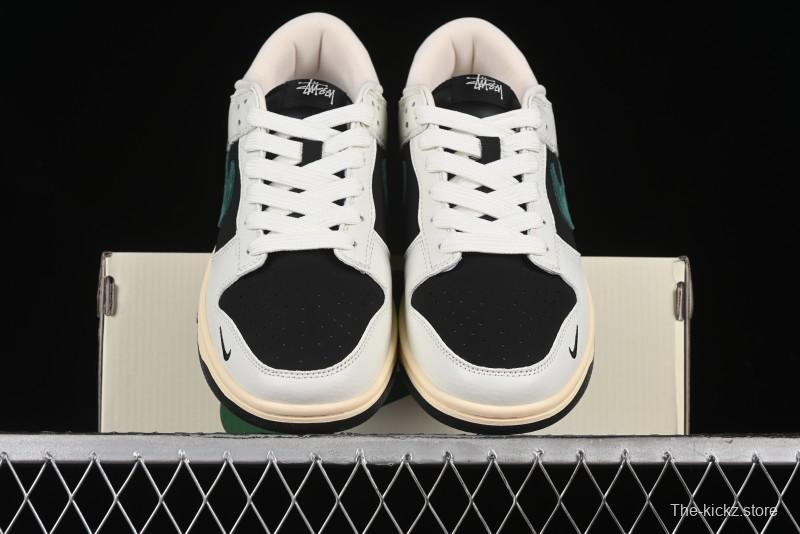 Nike SB Dunk Low Stussy Anniversary Custom Low-Top Casual Skate Shoes - XB3802-352