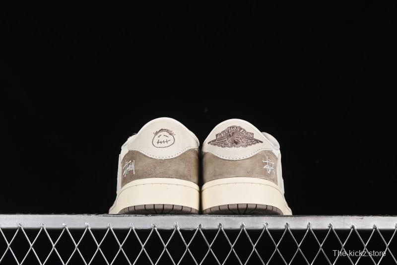 Nike Travis Scott x Fragment Design x Air Jordan 1 Low OG SP AJ1 Retro Sneakers - JH6089-001
