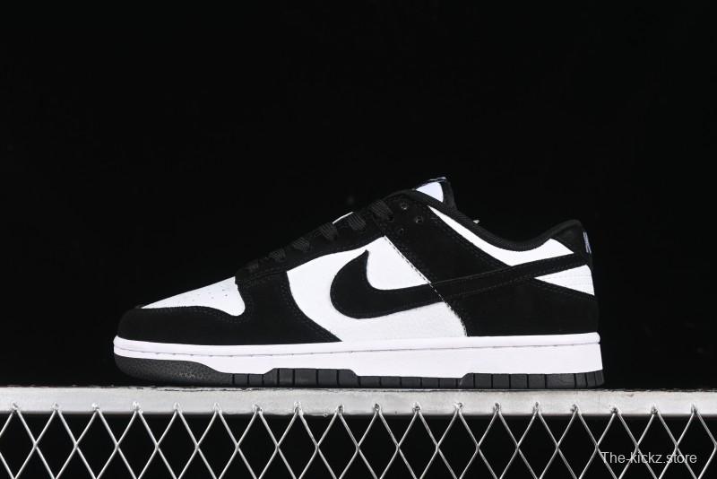 Nike Dunk Low Suede Panda Casual Sneakers - FQ8249-100