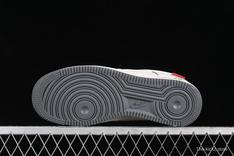 Nike Air Force 1 '07 Low Supreme The North Face Collaboration - Beige Grey Low-Top Casual Sneakers - XZ1996-710
