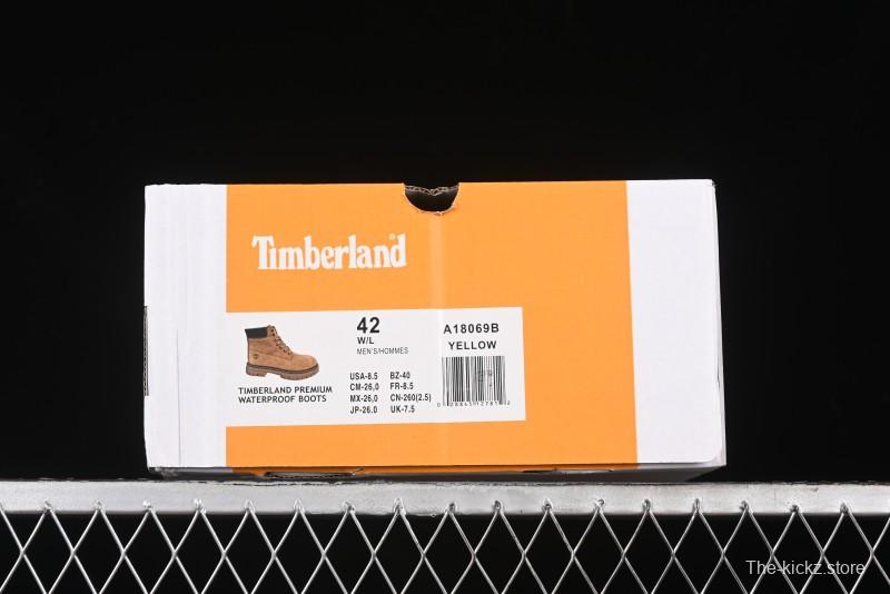 Timberland Classic Outdoor Casual Yellow Boots A18069BYELLOW