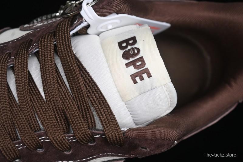 Nike Air Force 1 '07 Low BAPE Collaboration - Tan Brown Casual Sneakers - KK1988-027