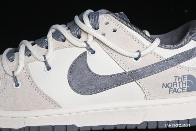Nike SB Dunk Low The North Face Collaboration Anniversary Edition Customized Low-Top Casual Skate Shoes - DM6868-002