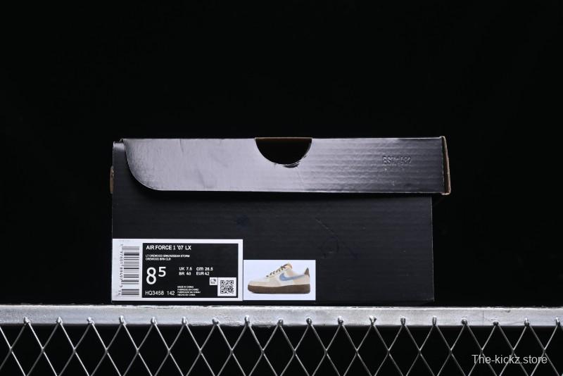 Nike Air Force 1 '07 Low Casual Sneakers with Full-Length Air Cushion - HQ3458-142