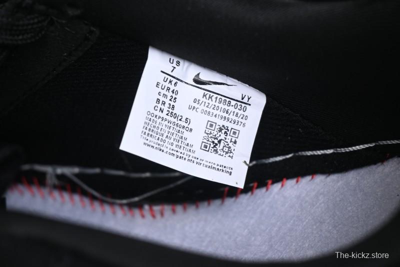 Nike Air Force 1 '07 Low Stussy Collaboration - Black Tiffany Low-Top Casual Sneakers - KK1988-030