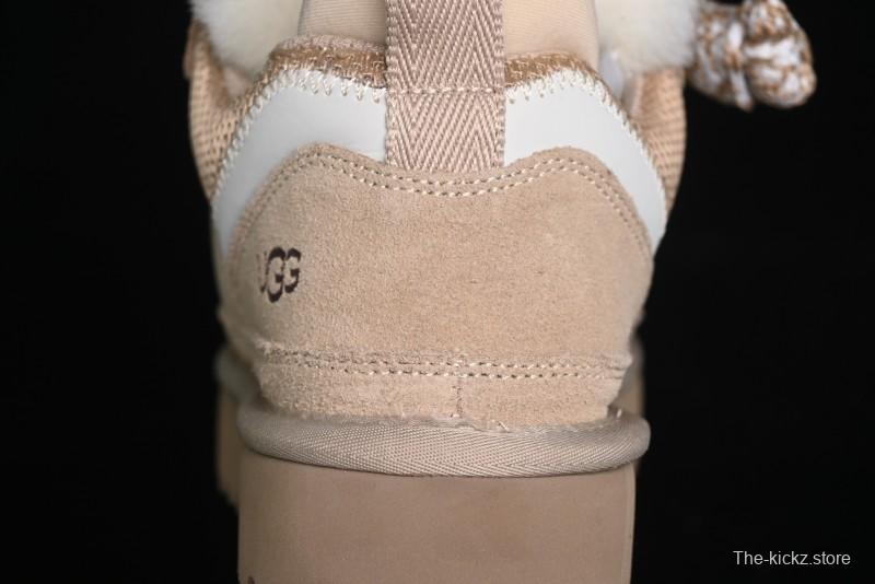 UGG Classic Ultra Mini Mel Two-Tone Lace-Up Low-Top Casual Shoes - 1144032