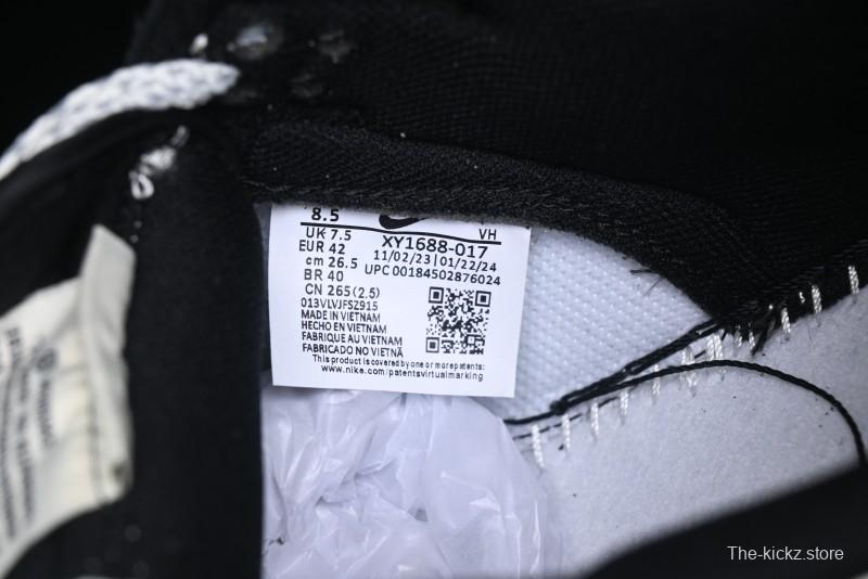 Nike SB Dunk Low Stussy Collaboration - Black White Mini Swoosh Anniversary Custom Low-Top Casual Skate Shoes - XY1688-017