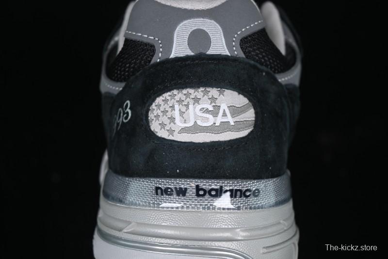 New Balance Made In USA M993 Series Classic Retro Casual Running Shoes - MR993BK