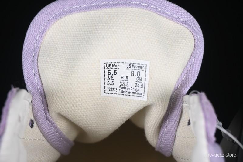 Vans Old Skool Reissue 136 Purple Checkerboard Retro Canvas Shoes - VN000MT6E3N