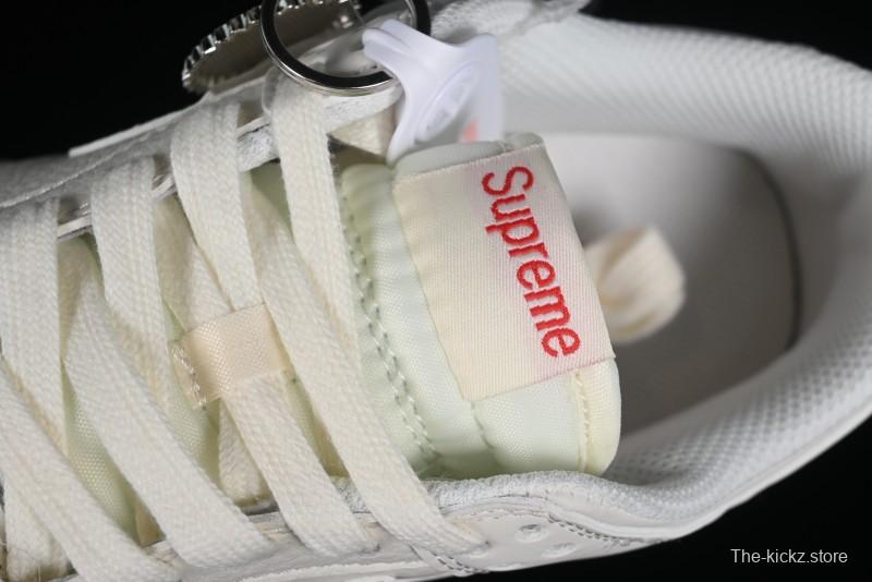 Nike SB Dunk Low Supreme Collaboration - Double Swoosh Anniversary Custom Low-Top Casual Skate Shoes - BB8675-104
