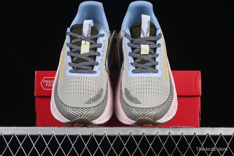 New Balance Fresh Foam X More V3TDS Low-Top Running Shoes with Durable Slip-Resistant Outsole - WTMORUG3