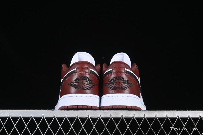 Nike Air Jordan 1 Low AJ1 White University Red Casual Sneakers - HF3148-102