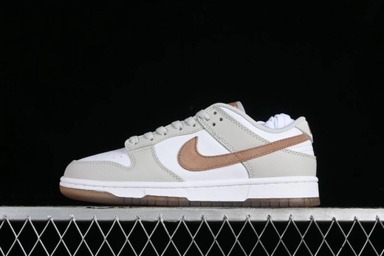 Nike Dunk Low SB Casual Sneakers in Phantom/Khaki Colorway - FJ4188-001