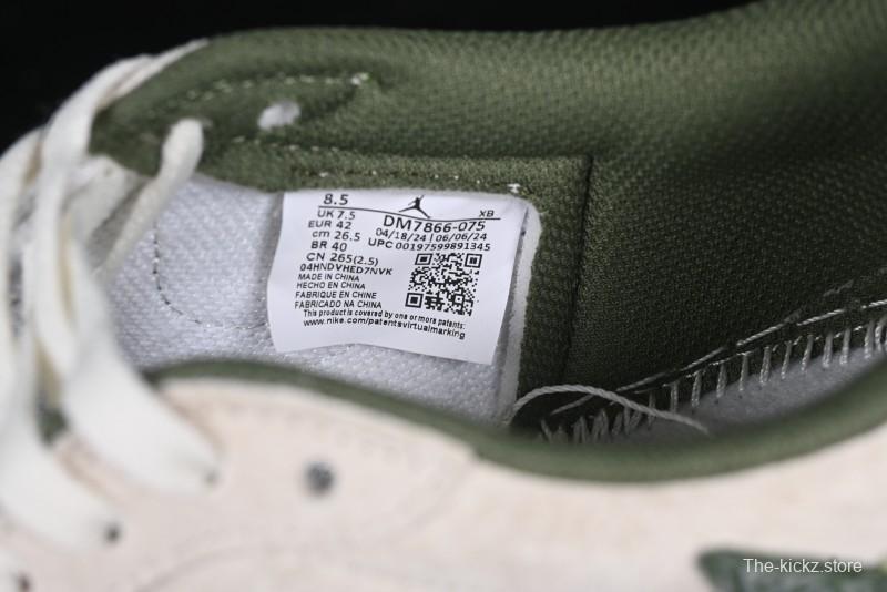 Nike Travis Scott x Fragment Design x Air Jordan 1 Low OG SP AJ1 Snake Year Limited Edition Low-Top Casual Sneakers - DM7866-075