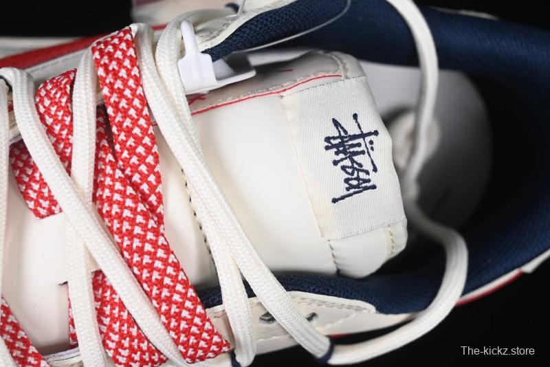 Nike Travis Scott x Fragment Design x Air Jordan 1 Low OG SP AJ1 Retro Sneakers with Reverse Swoosh - SJ0086-138